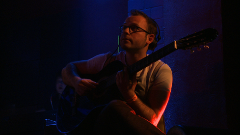 Michael Gruber an der Gitarre